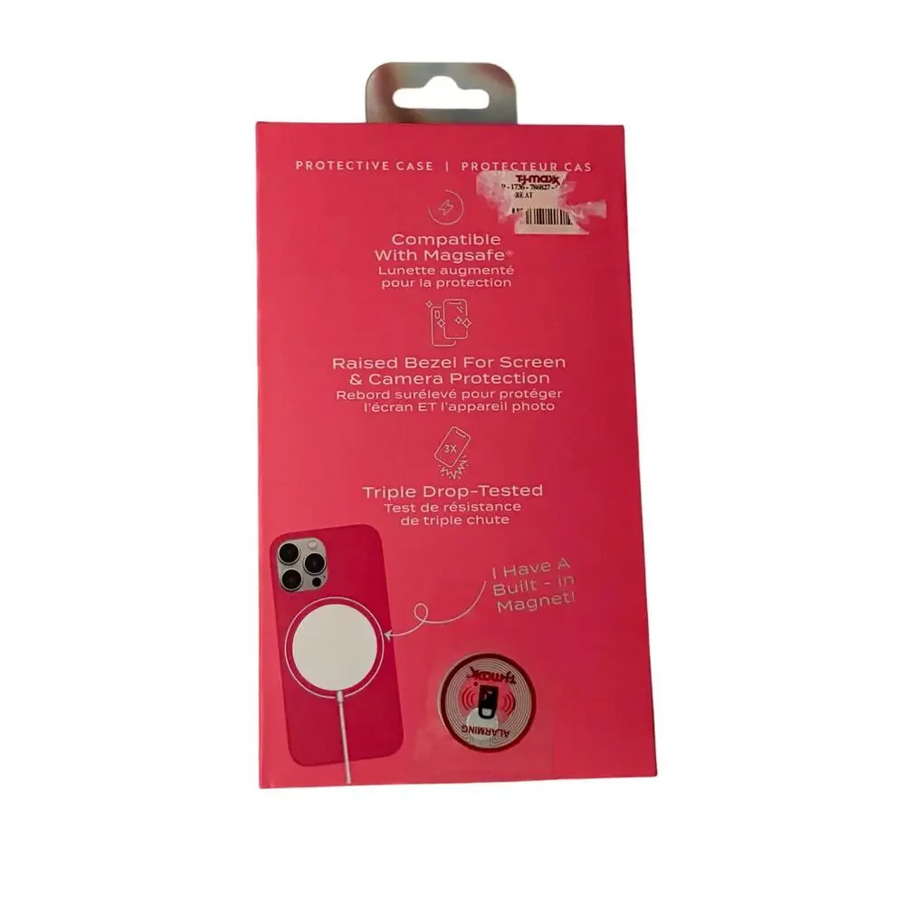 Isla‎ Rae Silicone Magnet IPhone 13 Pro Max Protective Case Pink NIB